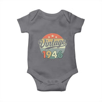 Vintage 1946 Baby Onesie 80 Year Old 80th Birthday Gifts