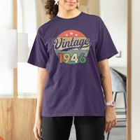 Vintage 1946 T Shirt For Women 80 Year Old 80th Birthday Gifts
