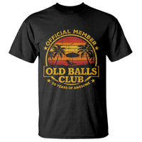 Funny 50th Birthday T Shirt Retro Old Balls Club Gag Gift