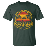 Funny 50th Birthday T Shirt Retro Old Balls Club Gag Gift