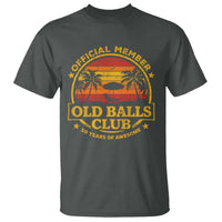 Funny 50th Birthday T Shirt Retro Old Balls Club Gag Gift