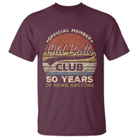 Funny 50th Birthday T Shirt Retro Old Balls Club 50 Years Of Awesome Gag Gift