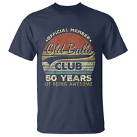 Funny 50th Birthday T Shirt Retro Old Balls Club 50 Years Of Awesome Gag Gift
