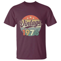 Vintage 1976 T Shirt 50 Year Old 50th Birthday Gifts