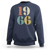 60th Birthday Sweatshirt Classic Retro 1966 60 Year Old Gifts