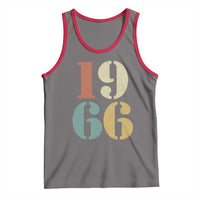 60th Birthday Tank Top Classic Retro 1966 60 Year Old Gifts
