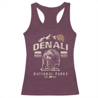 Denali National Park Racerback Tank Top Alaska Mountain Mountain Camping Hiking Mountaineering
