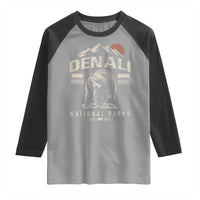 Denali National Park Raglan Shirt Alaska Mountain Mountain Camping Hiking Mountaineering