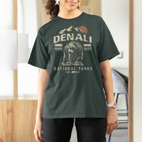 Denali National Park T Shirt For Women Alaska Mountain Mountain Camping Hiking Mountaineering