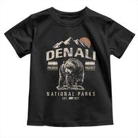 Denali National Park Toddler T Shirt Alaska Mountain Mountain Camping Hiking Mountaineering