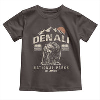 Denali National Park Toddler T Shirt Alaska Mountain Mountain Camping Hiking Mountaineering