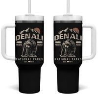 Denali National Park Tumbler With Handle Alaska Mountain Mountain Camping Hiking Mountaineering
