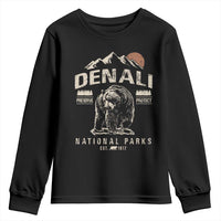 Denali National Park Youth Sweatshirt Alaska Mountain Mountain Camping Hiking Mountaineering