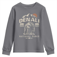 Denali National Park Youth Sweatshirt Alaska Mountain Mountain Camping Hiking Mountaineering