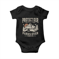 Protect Our National Parks Baby Onesie Camping Hiking