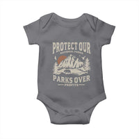 Protect Our National Parks Baby Onesie Camping Hiking