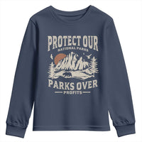Protect Our National Parks Youth Sweatshirt Camping Hiking