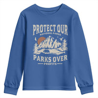Protect Our National Parks Youth Sweatshirt Camping Hiking