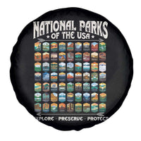 Protect Our National Parks Spare Tire Cover 63 Parks Over Profits Camping Hiking Sunrise Pine Tree