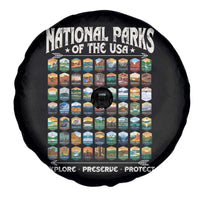 Protect Our National Parks Spare Tire Cover 63 Parks Over Profits Camping Hiking Sunrise Pine Tree