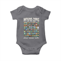 Protect Our National Parks Baby Onesie 63 Parks Over Profits Camping Hiking Sunrise Pine Tree