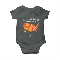 Protect Our National Parks Baby Onesie Of The Usa Map NPS