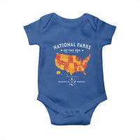 Protect Our National Parks Baby Onesie Of The Usa Map NPS