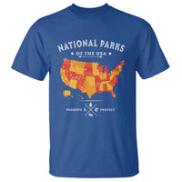 Protect Our National Parks T Shirt Of The Usa Map NPS