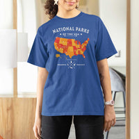 Protect Our National Parks T Shirt For Women Of The Usa Map NPS