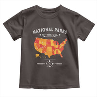 Protect Our National Parks Toddler T Shirt Of The Usa Map NPS
