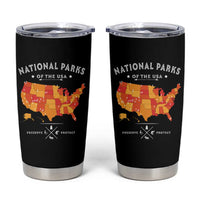 Protect Our National Parks Tumbler Cup Of The Usa Map NPS