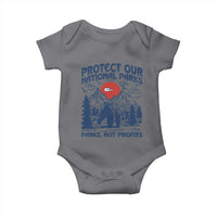 Protect Our National Parks Baby Onesie Parks Not Profits Wildlife Forestcore