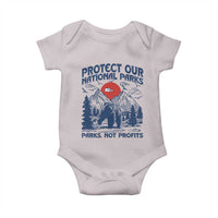 Protect Our National Parks Baby Onesie Parks Not Profits Wildlife Forestcore