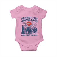 Protect Our National Parks Baby Onesie Parks Not Profits Wildlife Forestcore