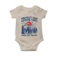 Protect Our National Parks Baby Onesie Parks Not Profits Wildlife Forestcore