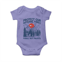 Protect Our National Parks Baby Onesie Parks Not Profits Wildlife Forestcore