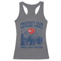 Protect Our National Parks Racerback Tank Top Parks Not Profits Wildlife Forestcore