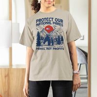 Protect Our National Parks T Shirt For Women Parks Not Profits Wildlife Forestcore