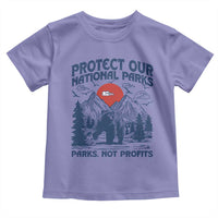 Protect Our National Parks Toddler T Shirt Parks Not Profits Wildlife Forestcore