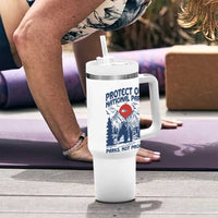 Protect Our National Parks Tumbler With Handle Parks Not Profits Wildlife Forestcore