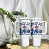 Protect Our National Parks Tumbler With Handle Parks Not Profits Wildlife Forestcore