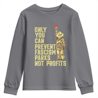 Protect Our National Parks Youth Sweatshirt Bear Progressive Funny Gift