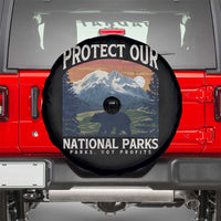 Protect Our National Parks Spare Tire Cover Vintage NPS Bear Mountains