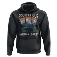 Protect Our National Parks Hoodie Vintage NPS Bear Mountains