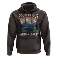 Protect Our National Parks Hoodie Vintage NPS Bear Mountains