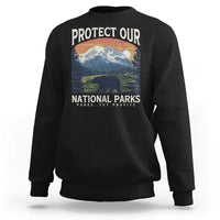 Protect Our National Parks Sweatshirt Vintage NPS Bear Mountains