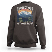 Protect Our National Parks Sweatshirt Vintage NPS Bear Mountains
