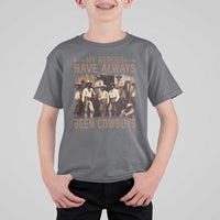 Black Cowboys T Shirt For Kid Western Rodeo Melanin Black History Texas Men