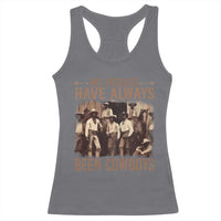 Black Cowboys Racerback Tank Top Western Rodeo Melanin Black History Texas Men