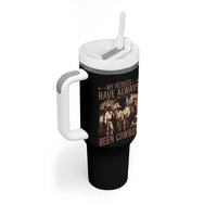 Black Cowboys Tumbler With Handle Western Rodeo Melanin Black History Texas Men